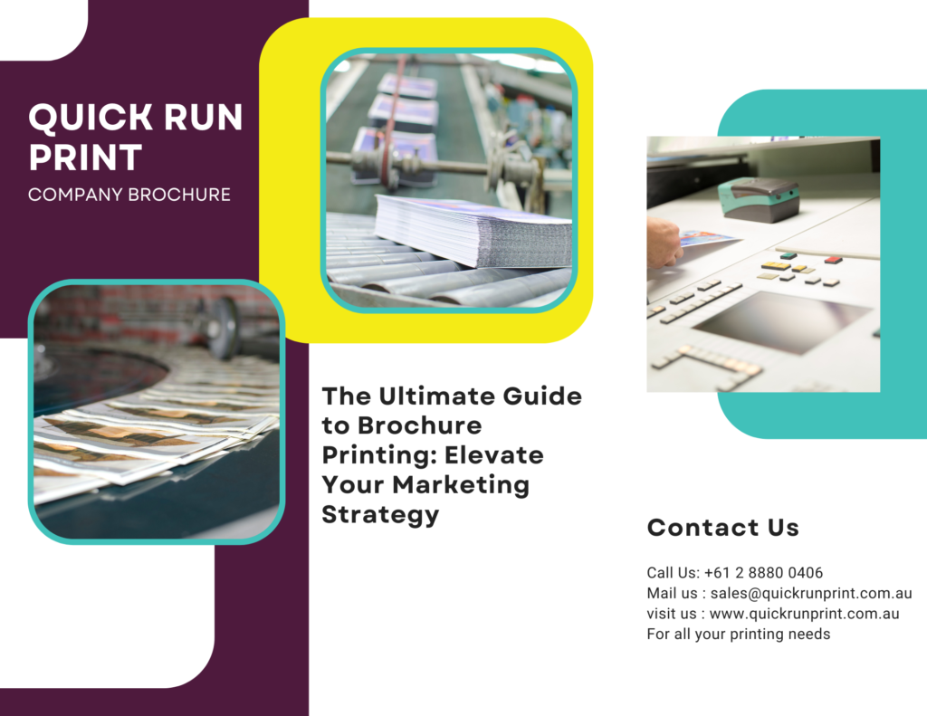 Guide to Brochure Printing